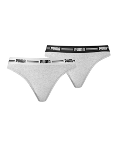 Стринги 2 шт, серый Puma