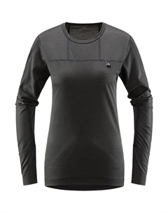 Футболка с длинным рукавом Natural Blend Tech, черный Haglöfs