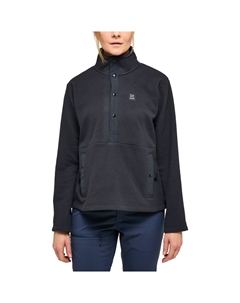 Толстовка Mora Mid Full Zip, черный Haglöfs