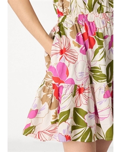 Повседневное платье TWIST BACK MINI, разноцветный Gap