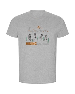 Футболка Hiking Nature ECO, серый Kruskis