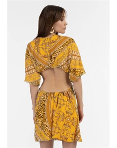 Повседневное платье MIT CUT-OUTS, желтый Faina