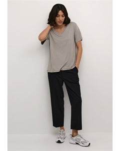 Базовая футболка RIDA V-NECK, серый Kaffe