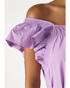 Повседневное платье FLUTTER SLEEVE MINI DRESS, сирень Gap