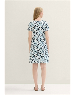 Платье из джерси, синий Tom tailor