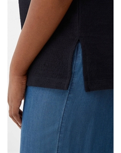 Базовая футболка MET V-HALS, темно-синий Triangle