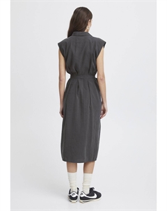 Платье-блузка IHCINOMA DR, серый Ichi