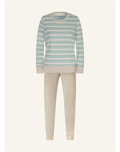 Повседневная пижама первой необходимости из махровой ткани., коричневый Schiesser