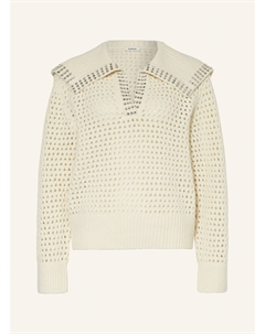 Свитер с драгоценными камнями, экрю Sandro