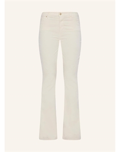 Брюки расклешенного кроя на Али, белый 7 for all mankind