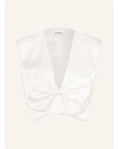 Укороченный топ, белый Sandro