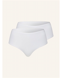 Комплект из 2 трусов на талии 95/5., белый Schiesser