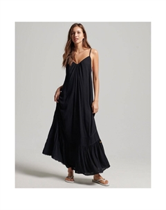 Платье Vintage Long Beach Cami, черный Superdry