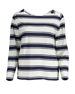 Белый хлопковый женский топ Gant