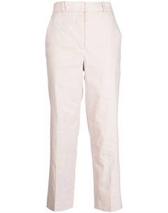 Укороченные брюки с завышенной талией, розовый Joseph