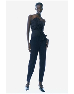 Брюки сигареты длиной до щиколотки, синий H&m