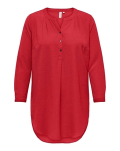 Блуза Carmakoma Blouse CARNOVA, цвет Fire red Only