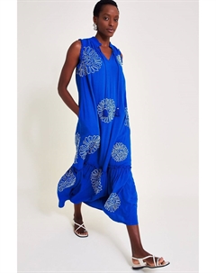 Вышитое платье Мина, синий Monsoon