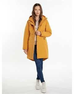 Утепленное короткое пальто, желтый Usha