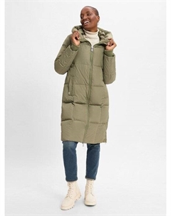 Пуховик ммнова квадратный, зеленый Mos mosh