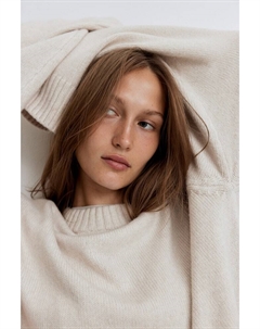 Трикотажное платье, бежевый H&m