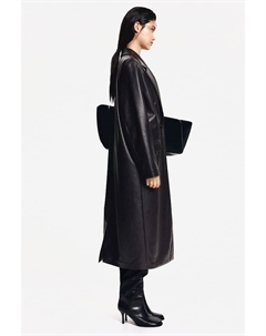 Пальто с покрытием в стиле оверсайз, коричневый H&m