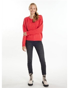 Вязаный свитер, красный Mymo