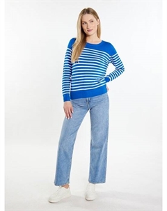 Вязаный свитер, синий Dreimaster