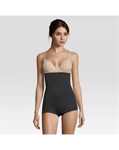 Шорты для мальчиков Self Expressions женские с высокой талией Tame Your Tummy SE0701, цвет Black Maidenform