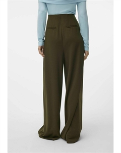 Брюки LIVA SUPER WIDE, оливковый Vero moda