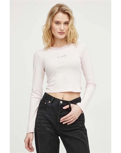 Хлопковая рубашка с длинным рукавом, розовый Levi's®