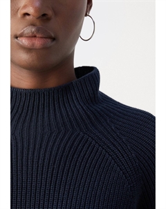 Вязаный свитер LONGSLEEVE STAND UP COLLAR, темно-синий Marc o'polo