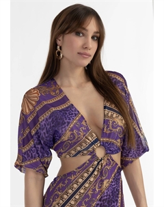 Повседневное платье MIT CUT-OUTS, сирень Faina