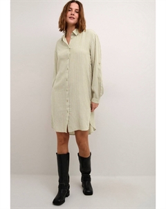 Платье-рубашка на талии MILIA, цвет Chinchilla Chalk Stripe Kaffe