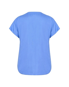 Блуза SOLID, светло-голубой Kaffe curve