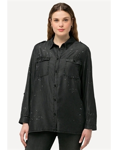 Рубашка, серый Ulla popken