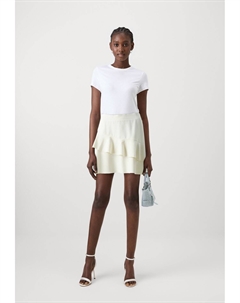 Мини-юбка ONLPOPTRASH RUFFLE SKIRT, кремовый Only