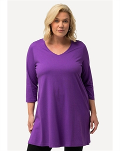 Рубашка с длинным рукавом V MANCHES 3/4, фиолетовый Ulla popken