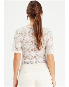 Блуза MIT RÜSCHEN, кремовый Cache cache