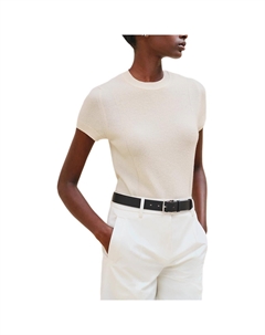 Кардиган женский Hermes с короткими рукавами, белый Hermès