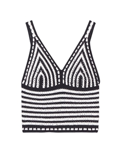 Топ CROPPED TANK, черный Cache cache