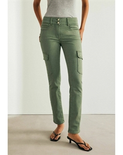 Джинсы узкого кроя, зеленый Next