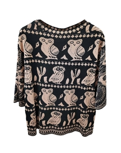 Кофта женская с принтом, черный Chanel