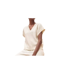 SS23 Кашемировый свитер женский белый Hermes Hermès