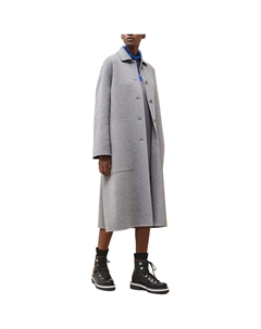 Пальто женское серое Hermes Hermès