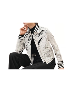 Куртка женская Hermes, белый / черный Hermès