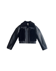 Куртка кожаная женская Hermes, черный Hermès