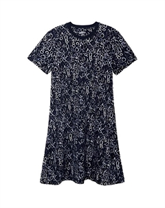 Платье женское Hermes с узором, черный Hermès