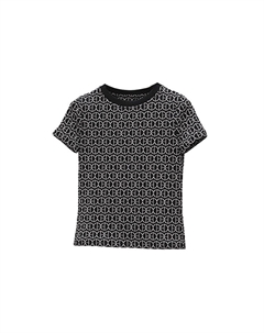 Футболка женская Hermes с круглым вырезом, черный Hermès