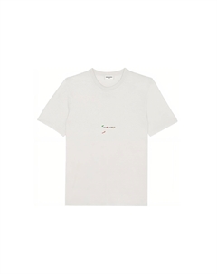 Футболка женская, белый Saint laurent